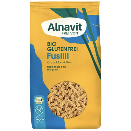 Gluten-free corn and rice fusilli, 500g Alnavit